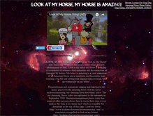 Tablet Screenshot of lookatmyhorsemyhorseisamazing.com